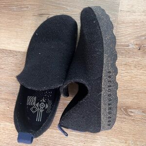 Asportuguesas wool black Shoes